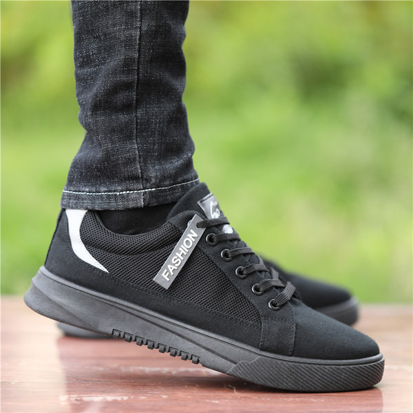 Tenisi casual barbati din material textil cu talpa plata - mai multe culori