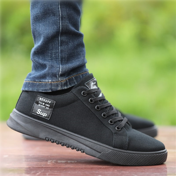 Tenisi casual barbati din material textil cu talpa plata - mai multe culori