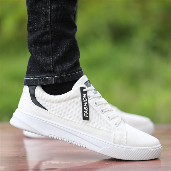 Tenisi casual barbati din material textil cu talpa plata - mai multe culori