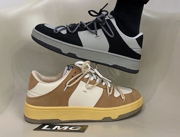 Muške tenisice od eko brušene kože s vezicama