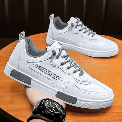 Tenisi de toamna pentru barbati comozi si usori din imitatie de piele