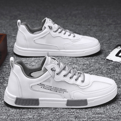 Tenisi de toamna pentru barbati comozi si usori din imitatie de piele