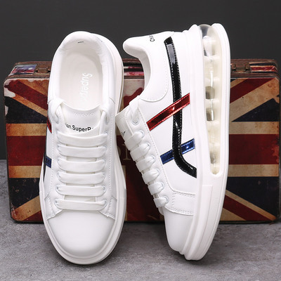 Casual ανδρικά έκο δερμάτινα αθλητικά παπούτσια με αεροθάλαμο