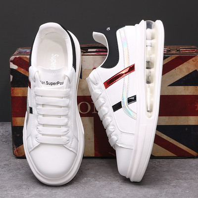 Casual ανδρικά έκο δερμάτινα αθλητικά παπούτσια με αεροθάλαμο