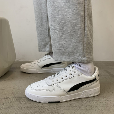 Tenisi casual barbatesti din imitatie de piele pentru toamna si primavara