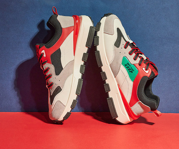 Tenisi barbati din piele intoarsa ecologica - talpa plata