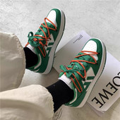 Model nou de adidasi barbatesti cu talpa plate si cravate colorate