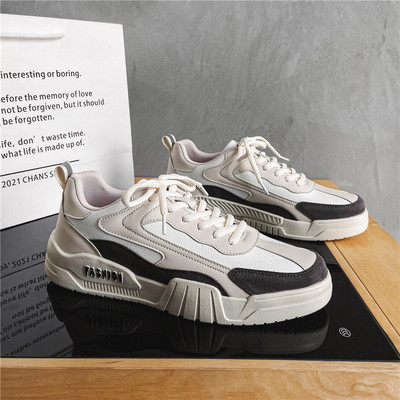 Tenisi casual barbatesti din piele ecologica in doua culori