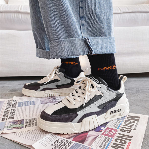 Tenisi casual barbatesti din piele ecologica in doua culori