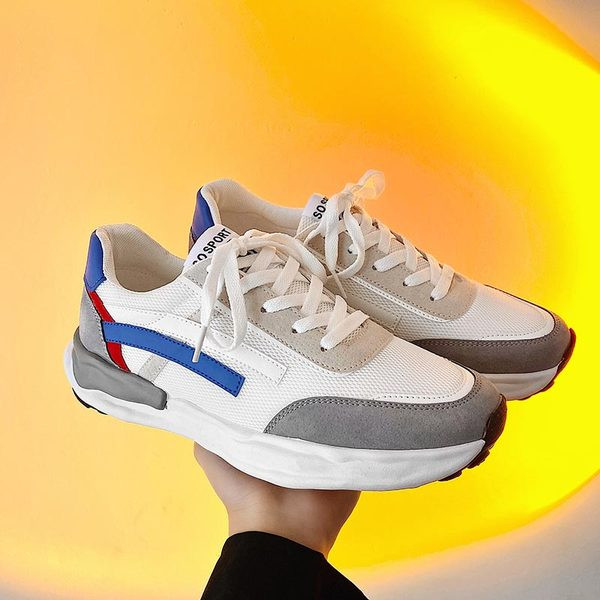 Tenisi barbati din piele intoarsa ecologica