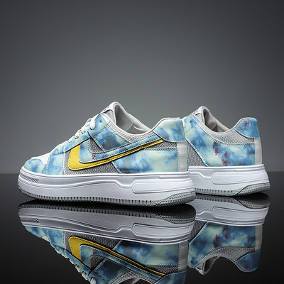 Νέο μοντέλο ανδρικά sneakers από οικολογικό δέρμα με σχέδιο