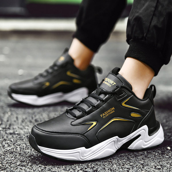 Tenisi casual din piele ecologica cu sireturi