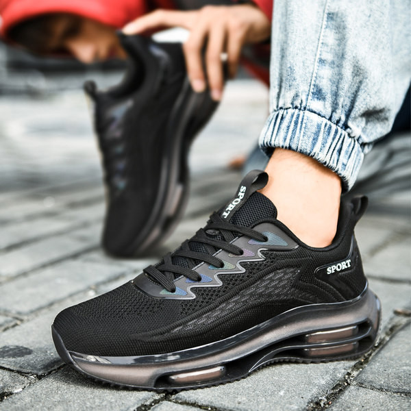 Adidași pentru bărbați, respirabili, cu cameră de aer