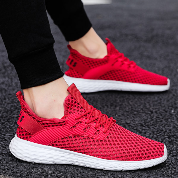 Model nou de adidasi de vara tip plasa cu sireturi - trei culori