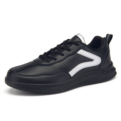 Ανδρικά sneakers για το φθινόπωρο και το χειμώνα από οικολογικό δέρμα - μεγάλα νούμερα έως 48