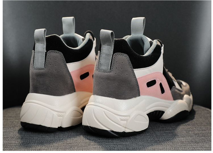 Tenisi actuali dama cu platforma si sireturi