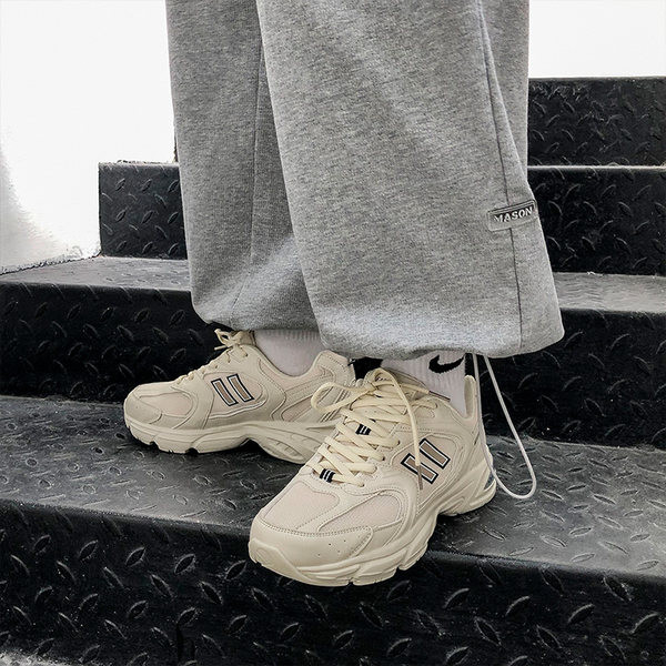 Adidași respirabili pentru bărbați, cu plasă și șireturi