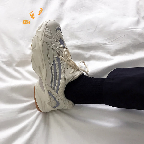 Adidasi barbati din piele ecologica cu talpa inalta