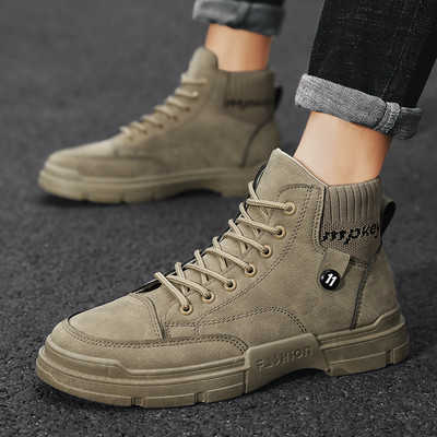 Cizme de iarna pentru barbati cu sireturi - mai multe modele