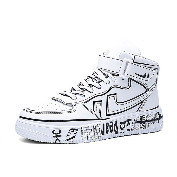 Adidași bărbați model înalt cu aplicație