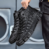 Cizme din piele pentru bărbați - mai multe modele