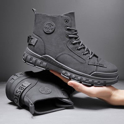 Cizme din piele pentru bărbați - mai multe modele