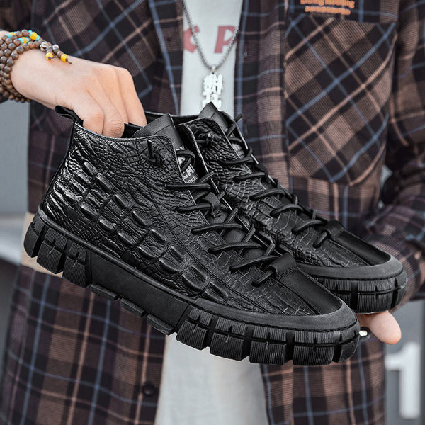 Cizme din piele pentru bărbați - mai multe modele