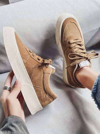 Νέο μοντέλο ανδρικά sneakers από eco suede σε τρία χρώματα