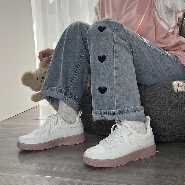 Γυναικεία casual αθλητικά παπούτσια κλασικό μοντέλο από οικολογικό δέρμα