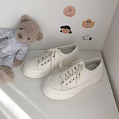 Tenisi dama din piele ecologica in doua modele cu sireturi