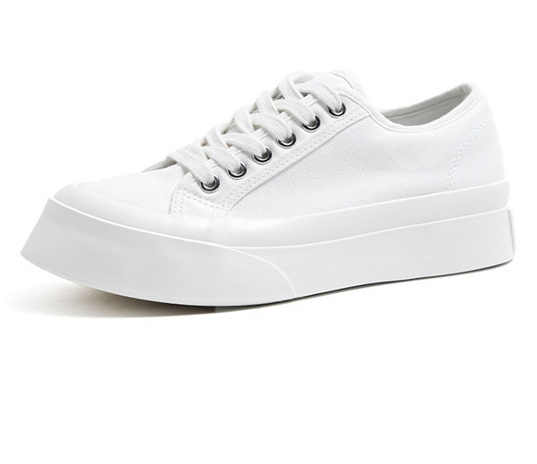 Tenisi dama din piele ecologica in doua modele cu sireturi