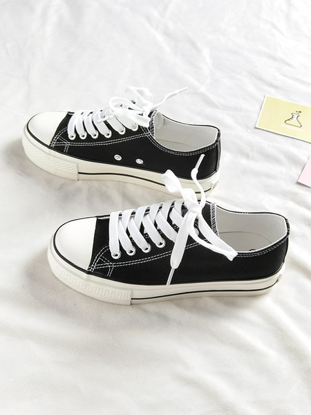 Casual γυναικεία sneakers από ύφασμα απλό μοντέλο