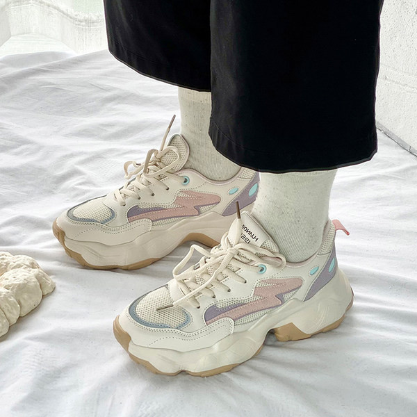 Adidasi eleganti de dama cu plasa si talpa aspra