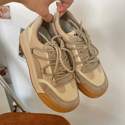 Tenisi casual dama cu talpa plata in doua culori