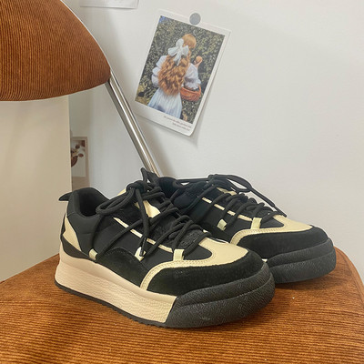 Tenisi casual dama cu talpa plata in doua culori