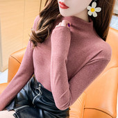 Γυναικεία εφαρμοστή μπλούζα με γιακά