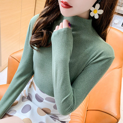 Γυναικεία εφαρμοστή μπλούζα με γιακά