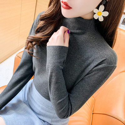 Γυναικεία εφαρμοστή μπλούζα με γιακά