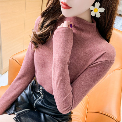 Γυναικεία εφαρμοστή μπλούζα με γιακά