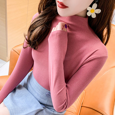 Γυναικεία εφαρμοστή μπλούζα με γιακά