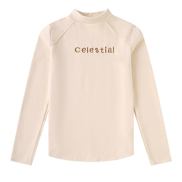 Εφαρμοσμένο ζιβάνκο για γυναίκες με κεντητή επιγραφή