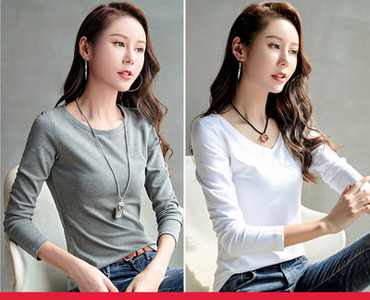 Casual βαμβακερές μπλούζες - 2 τεμάχια