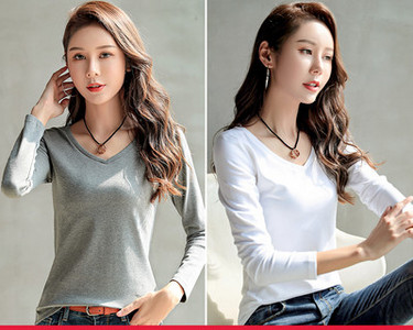 Casual βαμβακερές μπλούζες - 2 τεμάχια