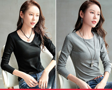 Casual βαμβακερές μπλούζες - 2 τεμάχια