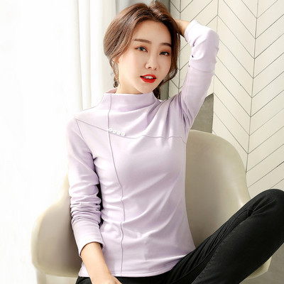 Polo toamna-iarna cu nasturi decorativi