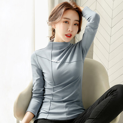 Polo toamna-iarna cu nasturi decorativi