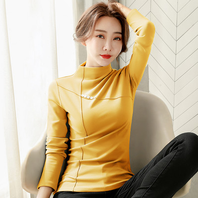 Polo toamna-iarna cu nasturi decorativi