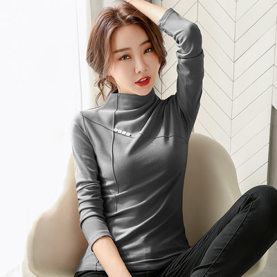 Polo toamna-iarna cu nasturi decorativi