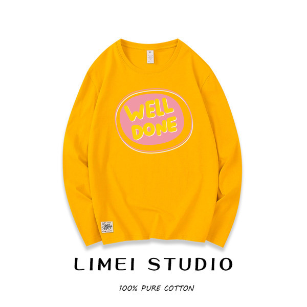 Bluză casual din bumbac cu imprimeu color