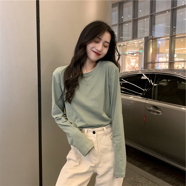 Široka ležerna bluza s okruglim izrezom u više boja